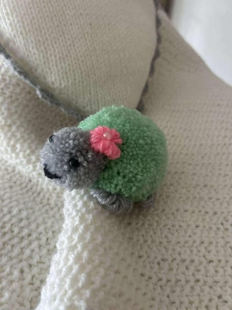 Schildkröte aus Pompons