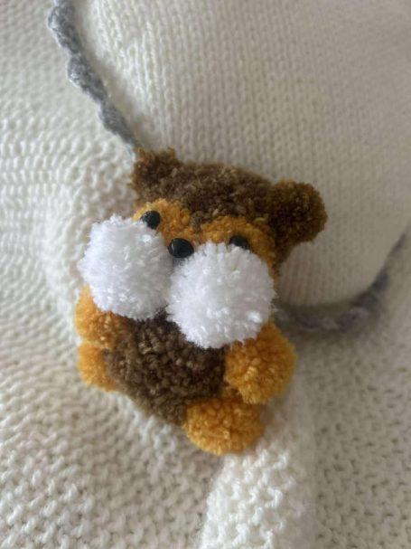 Hamster aus Pompons