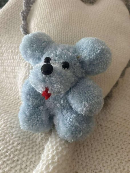 Teddy aus Pompons