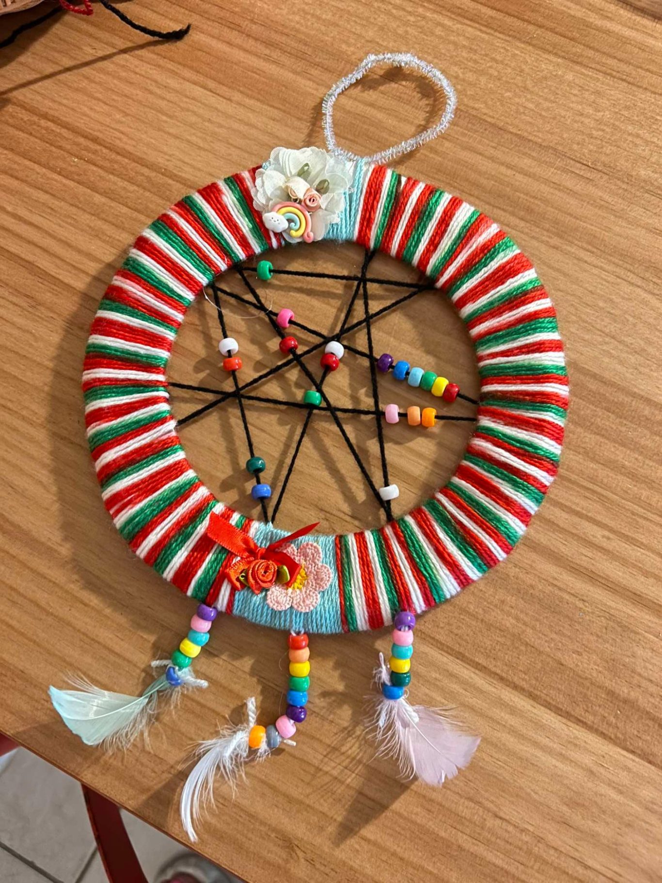 Traumfänger aus Wolle